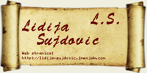 Lidija Šujdović vizit kartica